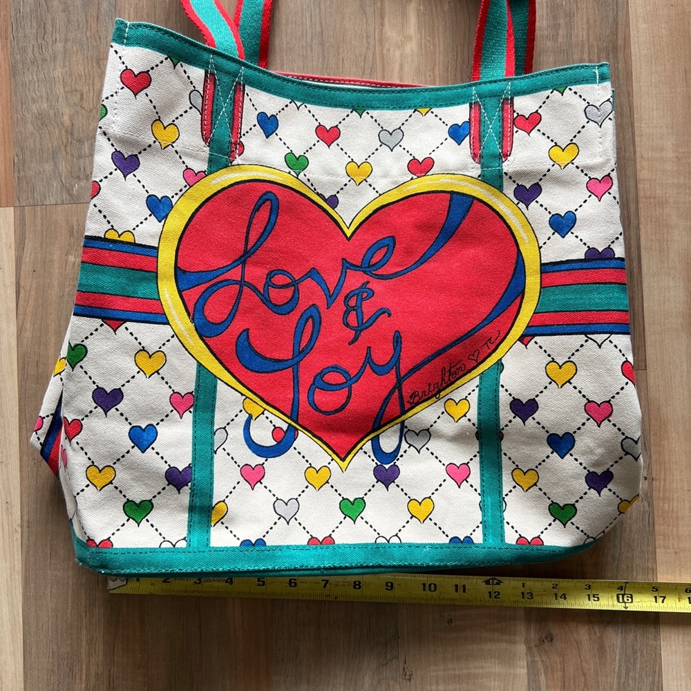 Brighton Multicolor Heart Tote Bag - Picture 6 of 9